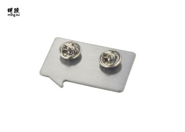 Hero Award Lapel Pin Badges Stainless Steel Material CMYK Print Artwork