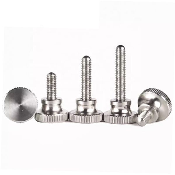 Metric Measurement System Stainless Steel High GB834 Head Knurled Knob Screw Thumb Hand Screw for Heavy Duty Applications