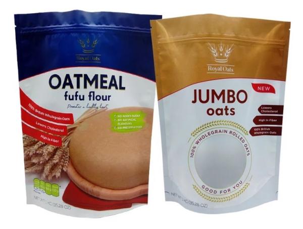 Food Packing Stand up Zipper Plastic Bag Custom Printed Doypack k PET Food Bag