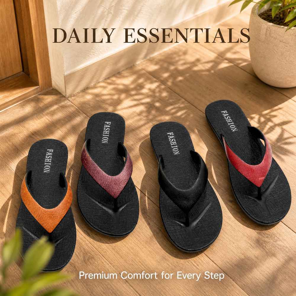 Snakeskin Strap Flip Flops in Three Size Ranges | Source Factory Supply