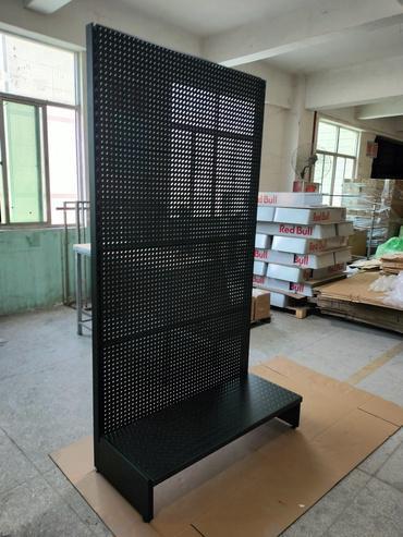At-0067 Pegboard Display Rack Standard Alone Single Sided Rust Proof