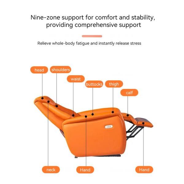 Electric Power Lift Silla reclinable con control remoto Silla de elevación con calefacción y masaje