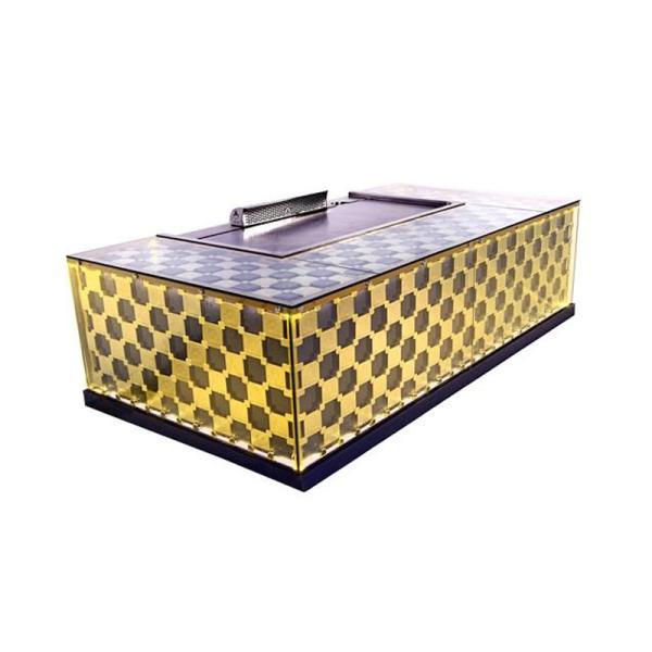 Grade exterior TableTable de Teppanyaki do assado da tabela de Hibachi com exaustão