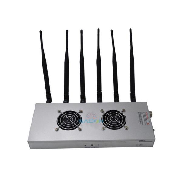 6 Channels 12W Output Power Prison Signal Jammer with 30 Meters Jamming Range