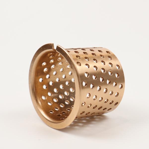 High Load Wrapped Bronze Bearings With Flange Holes Through