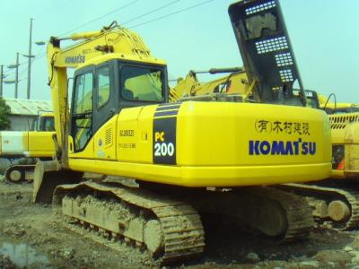 USED KOMATSU PC200-7 CRAWLER EXCAVATOR  ORIGINAL JAPAN KOMATSU PC200 SALE