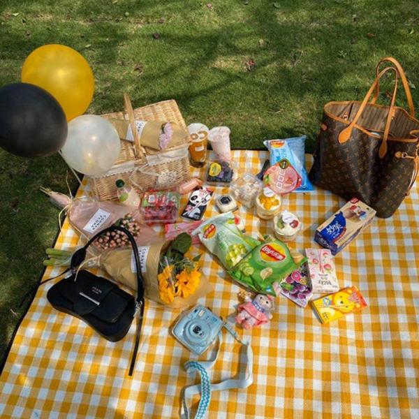 Wrinkle Resistant 80cm Width 145cm Length Outdoor Patio Mat Washable