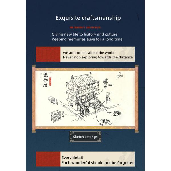 Tang Dynasty Modern Military Models Architecture ABS Plastic