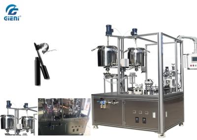 Semi - auto equipamento de enchimento giratório cosmético com o peso que verifica o dispositivo