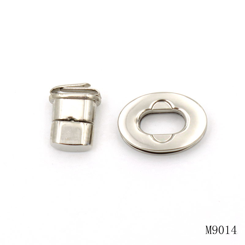 Oval Small Twist Locks OEM ODM Metal Purse Closure For Bags And Handbags