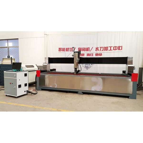 Five Axis Waterjet Stone CNC Engraving/Cutting Machine Core Components Engine Motor Gearbox Pump PLC High Safety