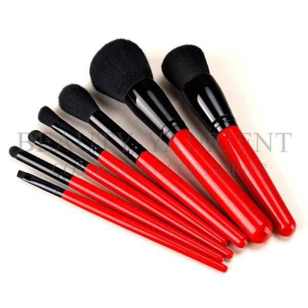 Professional 7Pcs Vegan Cruelty Luxury Makeup Brush Kit Soft Bristles Hair
