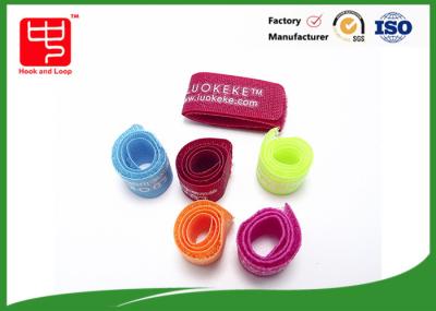 Logo personnalisé Petit emballage à double face en corde à crochet pour les produits du supermarché