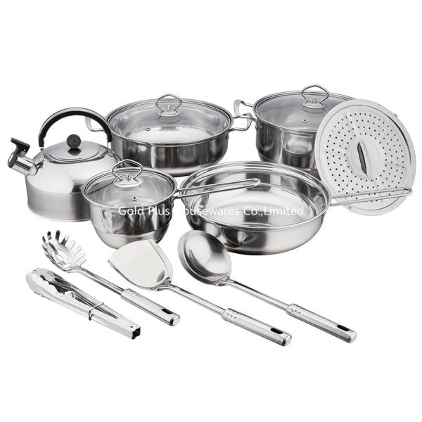 14pcs Whistling Kettle Milk Boiler 410 Stainless Steel For Milk