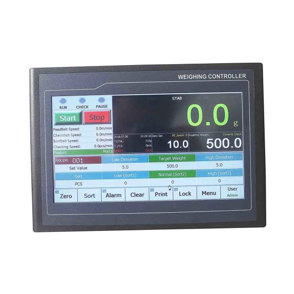 Checkweigher Indicator Controller , Touch Screen Weight Indicator Controller