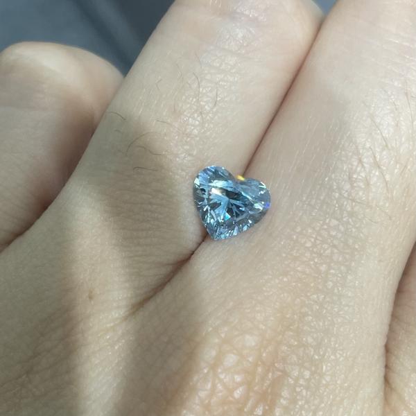 диамант выросли лабораторией, который голубого сердца диаманта 1.52ct свободный 10 Mohs