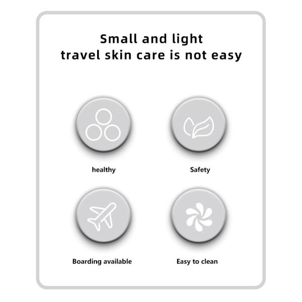 PETG КАК пластиковая безвоздушная упаковка солнцезащитного крема бутылки 30ml 50ml Cosmestic насоса