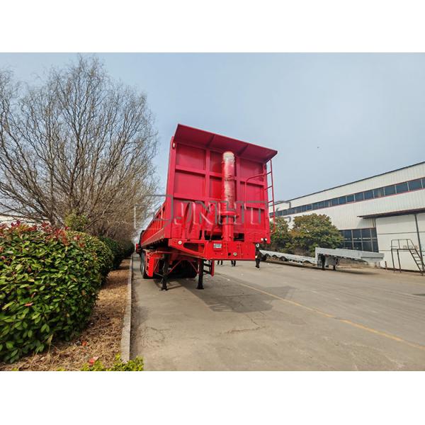 China Brand 3 Axle Hydraulic Grain Camions-Remorques Dumping Rear End Dump Tipper Semi Trucks Trailer for Trucks
