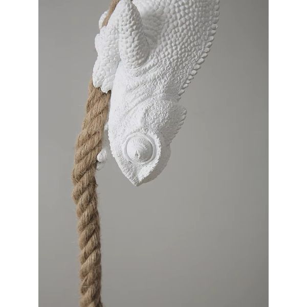 Retro pendant light Resin White color chameleon pendant Lamp Animal chandelier (WH-VP-299)