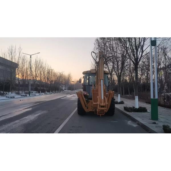 Durable National lll Emission Standards 388H Backhoe Loader for Construction Machinery