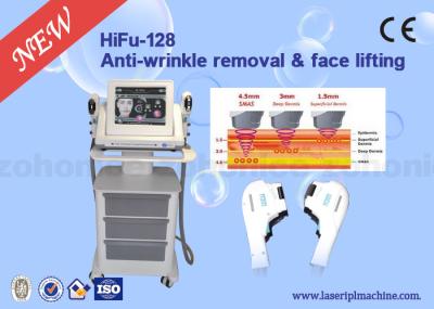 10,4 da” energias 4Mhz/7Mhz de levantamento faciais da máquina do tela táctil 3D HIFU cor para dar forma à cara de V