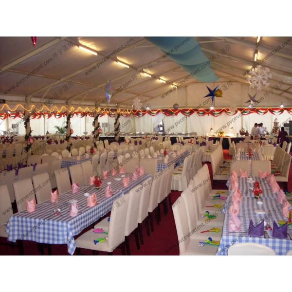 Outdoor Luxury Pagoda Marquee Tent With Decoration Linings For Wedding Event