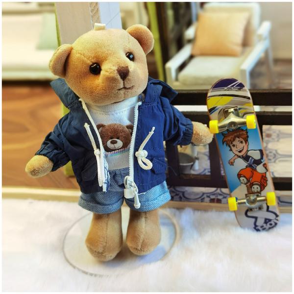 customizable 12cm Bear Doll Clothing SQ-01 Cotton Material Unisex