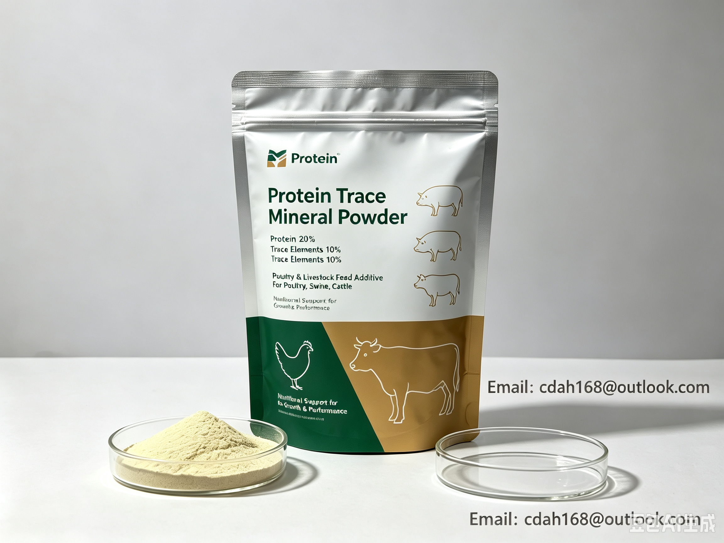 High-Quality Protein & Trace Element Premix – 20% Protein, 10% Trace Elements for Poultry & Livestock