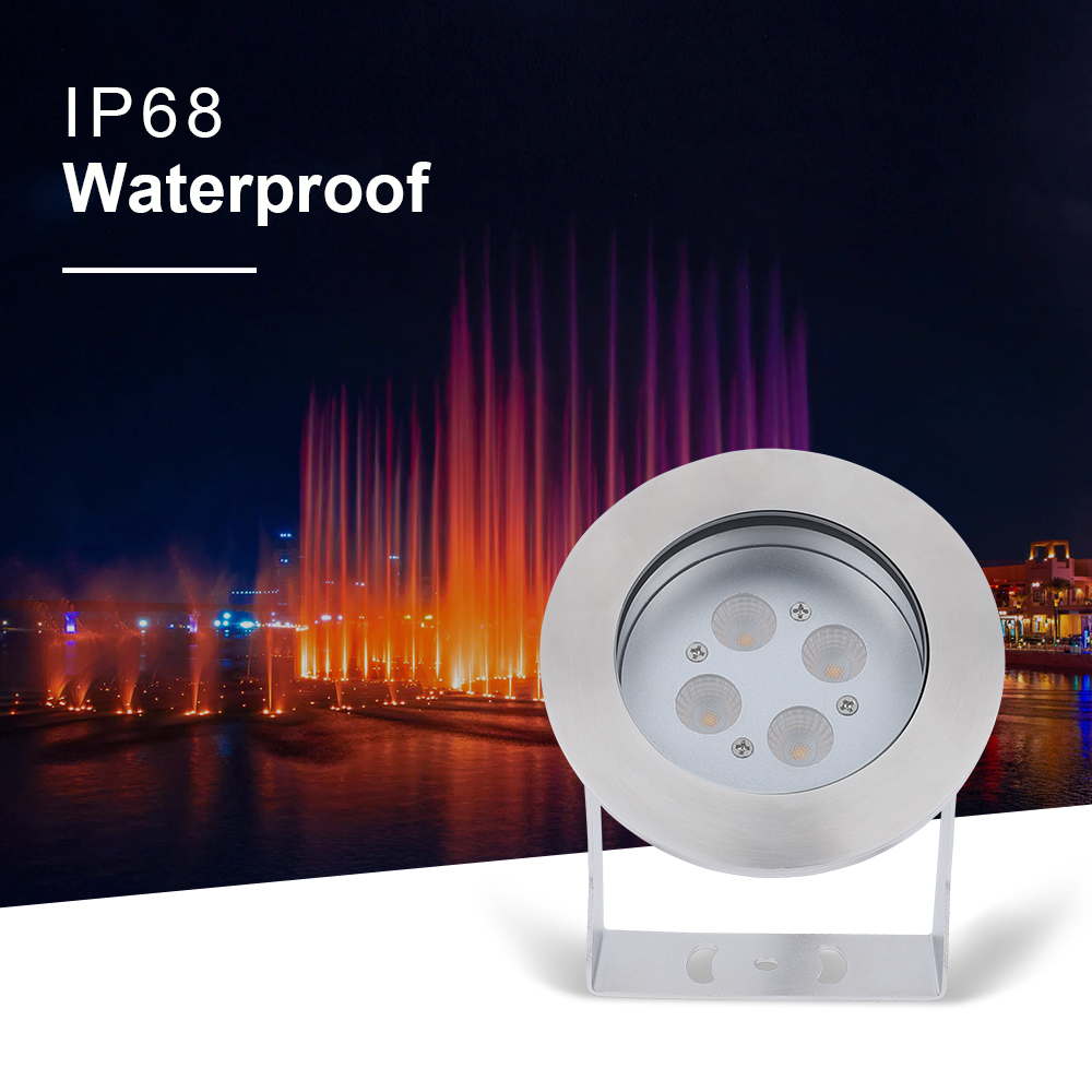 RGBW 4 в 1 светодиодный подводный светодиод IP68 Красочный фонтанный светодиод