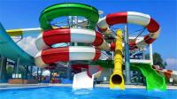 12mm espessura de fibra de vidro piscina deslizamento Parque temático de água Equipamento conjunto