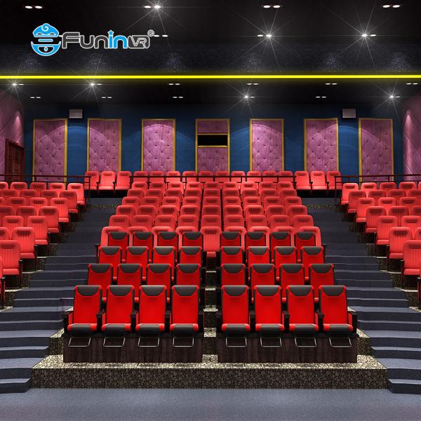 Погружающее развлечение 7D Кинотеатр изогнутый экран 3 Тип фильма Спецэффекты