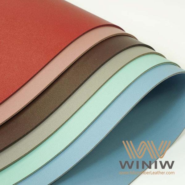 Morandi Color Carbon Faux Leather Microfiber Fabric Custom Pattern For Desk Mat