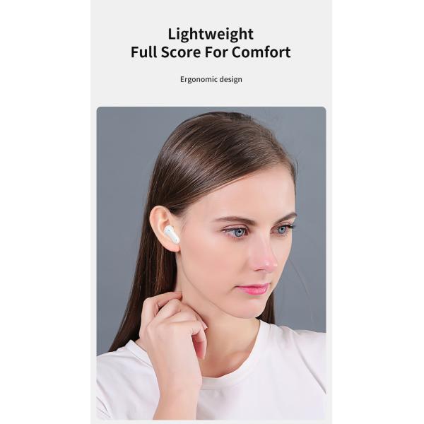 Low Latency Super Bass Stereo Wireless Earphones for PC and Travel In-Ear Sports Ready