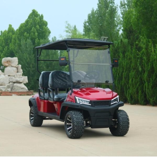 Electric Golf Cart 4-Seater Luxury Off-road Home McPherson Suspension Factory Price Sale