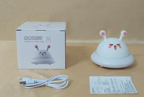 Rechargeable Cute Night Lamps LED Animal Night Light Colorful Silicone Night Light For Kids