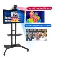 Quiosque da seleção da temperatura de Touchless do terminal do termômetro do reconhecimento de cara do LCD