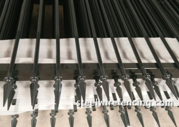 Factory Security Automatic Driveway Gates / Ornamental Metal Railings