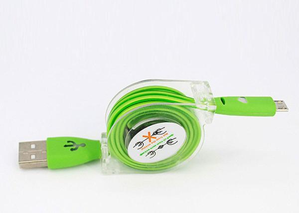 5 Color PVC 1M USB Extension Cable Micro Braided Mini LED Charger TPE Led Light For Smartphone