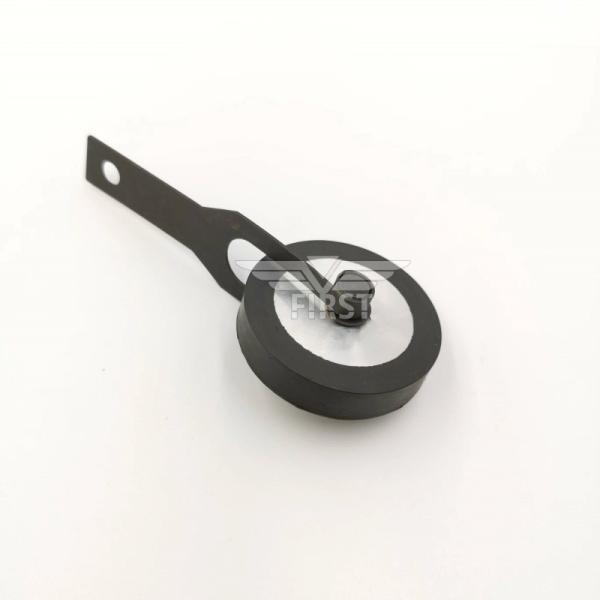 Black Color Iron/Rubber Material Rubber Wheel for HD Printing Machine with Long Using Life