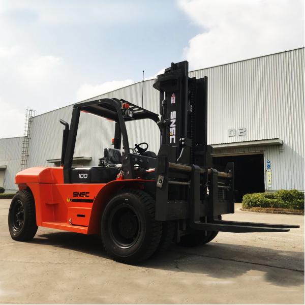Fuel Fueled Counterbalance Diesel Powered Forklift Max Travelling Speed Full Load 26 Km/h Free Lifting Height 220 Mm For Heavy Duty Lifting