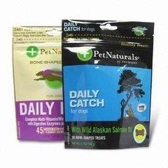 k Packaging Bag / Customized Printed Pet Food Pouch Three Side Seal