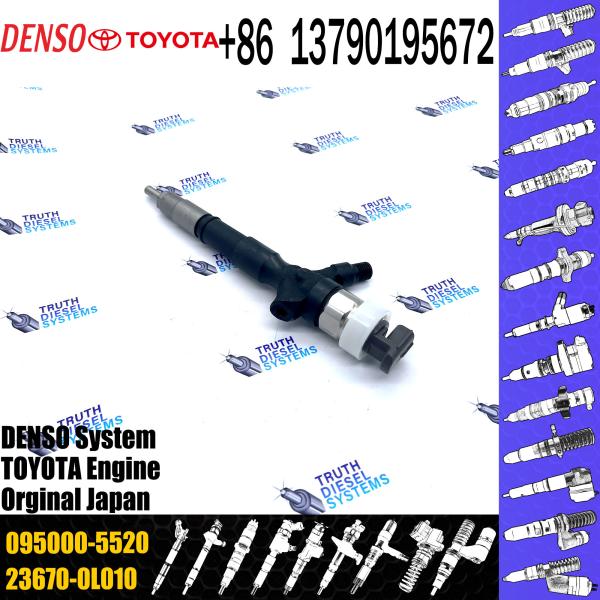 Injetor de combustível diesel para 095000-5520 Para 0950005520 TOYOTA HILUX 2KD-FTV