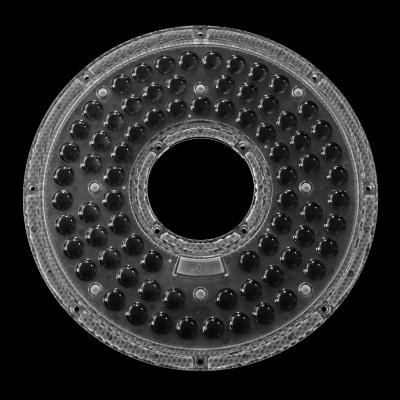 233 mm 300 LEDs Impermeável Incluir Gasket de silicone UFO Lente de luz de baía alta para lâmpada de baía alta