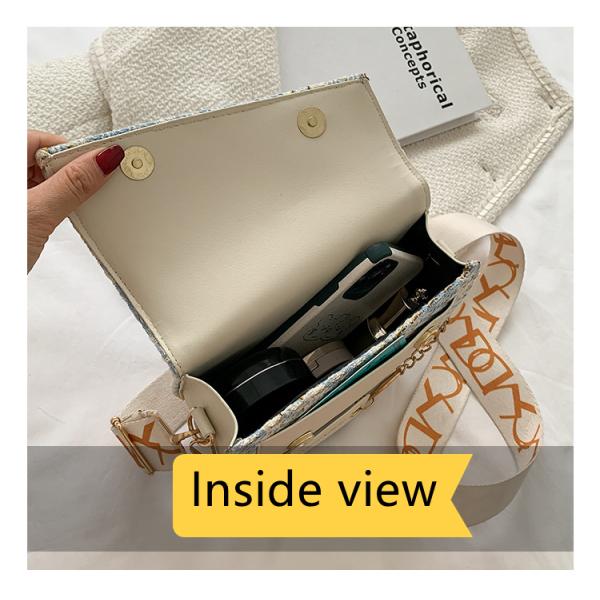 2 Colors Long Strip PU Ladies Bags Luxury Bags Women Handbags Trends Latest Elegant