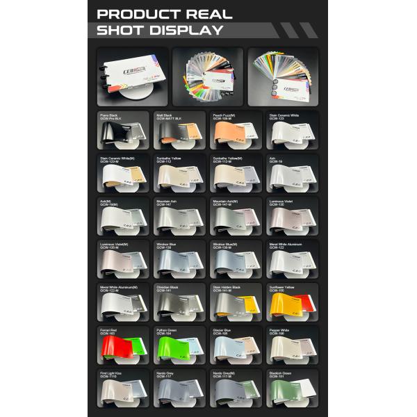 TPU Color PPF Film 6.5mil 7.5mil Self-Healing Car Protection