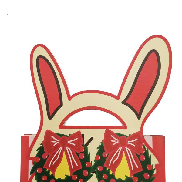 Eco Friendly Branded Paper Bags 300gsm Luxury Gift Christmas Tote Fashion Shopping Packaging