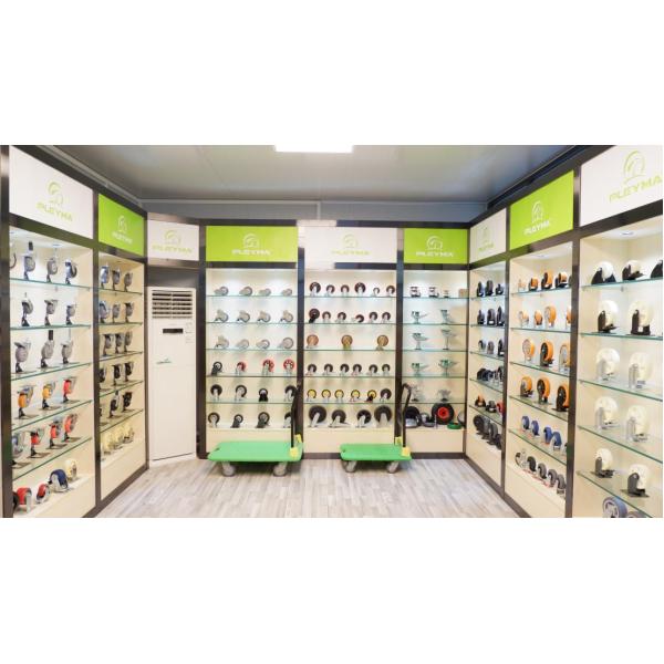 Black Stainless Steel Swivel Castor Wheels Heavy Duty 50mm Tread Width Heat Resistant