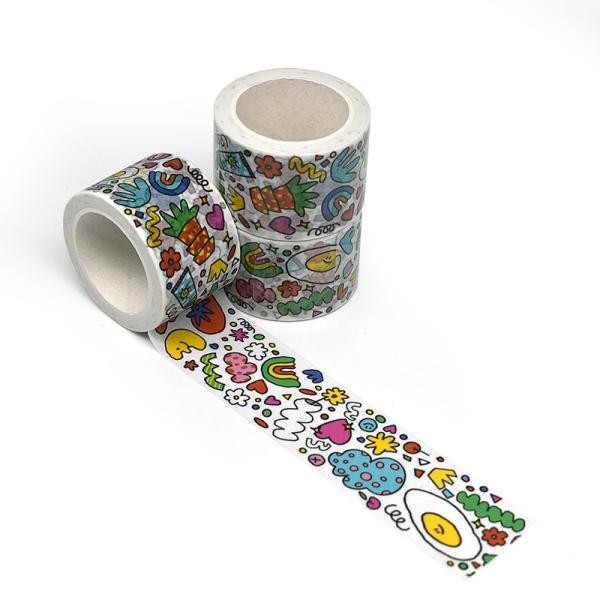 Оптовый изготовленный на заказ напечатанный маскируя изготовитель клейкой ленты бумаги Washi