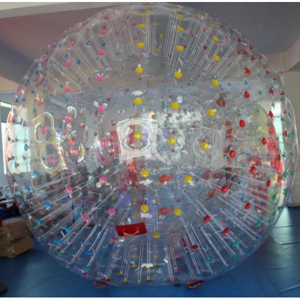 Amusement Park Waterproof Inflatable Human Zorb Ball / Water Rolling Ball
