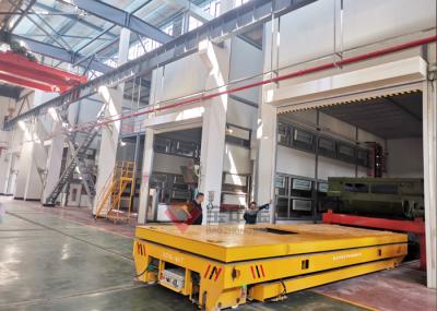Transport equipments for Millitary Tank Paint line with Electric Trolley Industry Paint Room